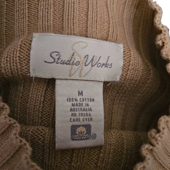 Studio Works Sweater, Beautiful Fall Brown Colors - Picture 3 of 4